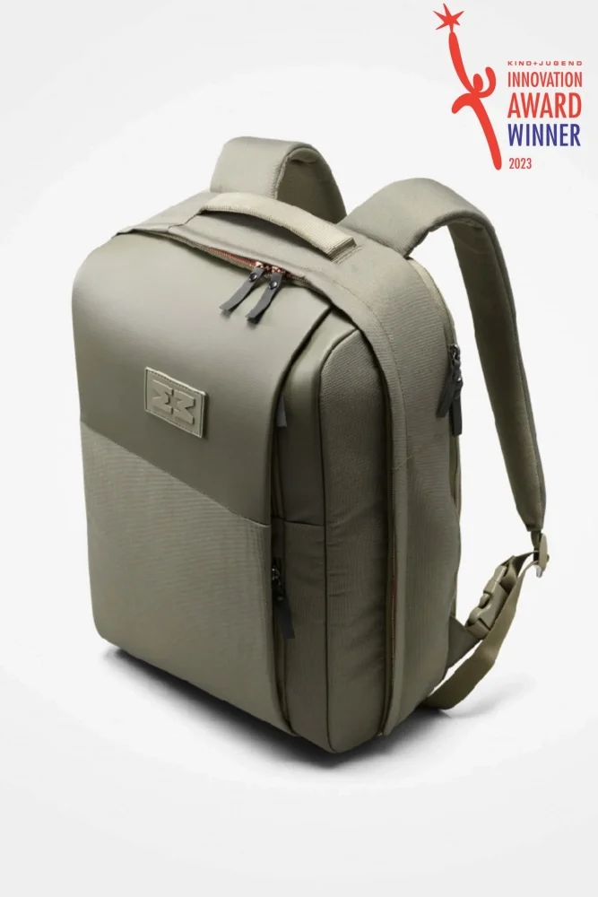 MiniMeis Rucsac pentru parinti Hero Olive Premium