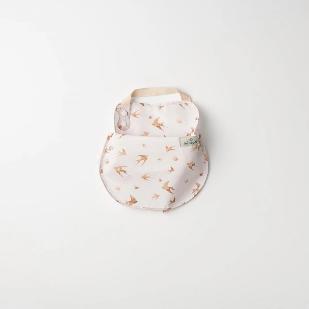 Miniware Baveta bebelusi 2 in 1 Catch Cover Golden Swallow