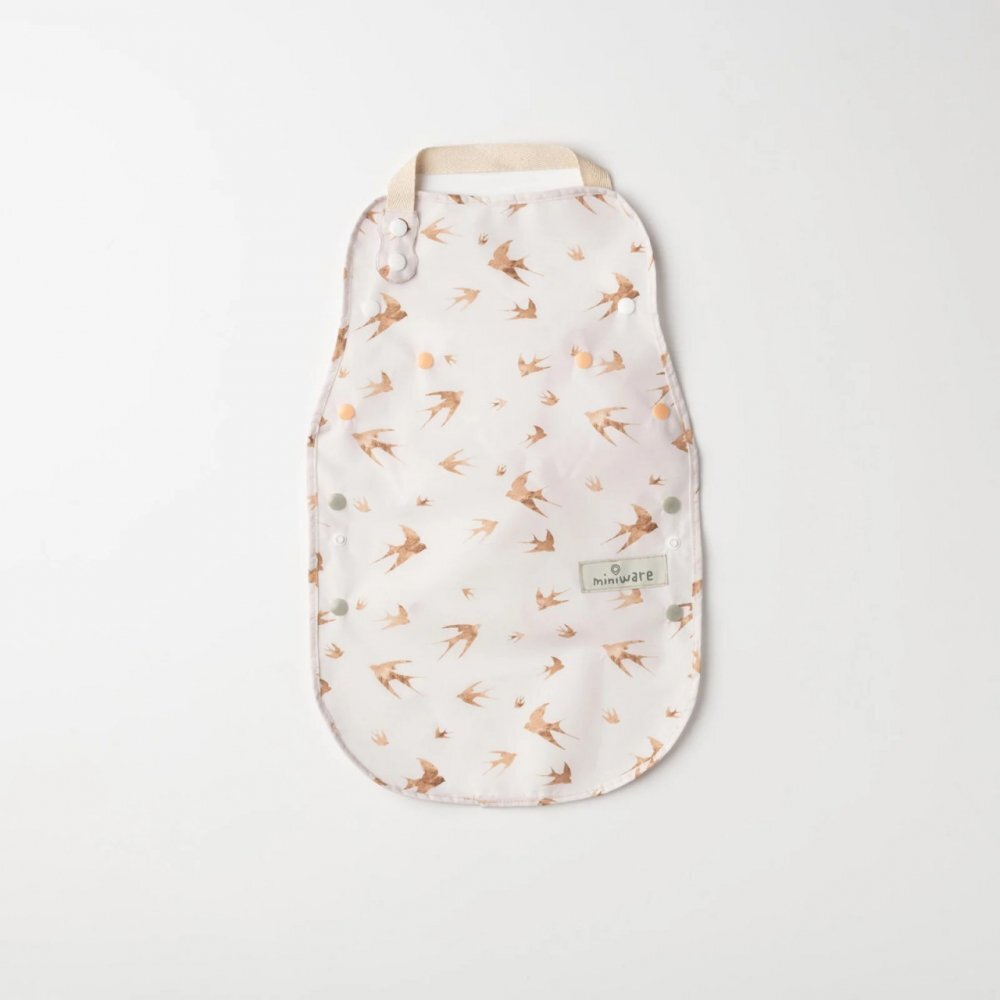 Miniware Baveta bebelusi 2 in 1 Catch Cover Golden Swallow