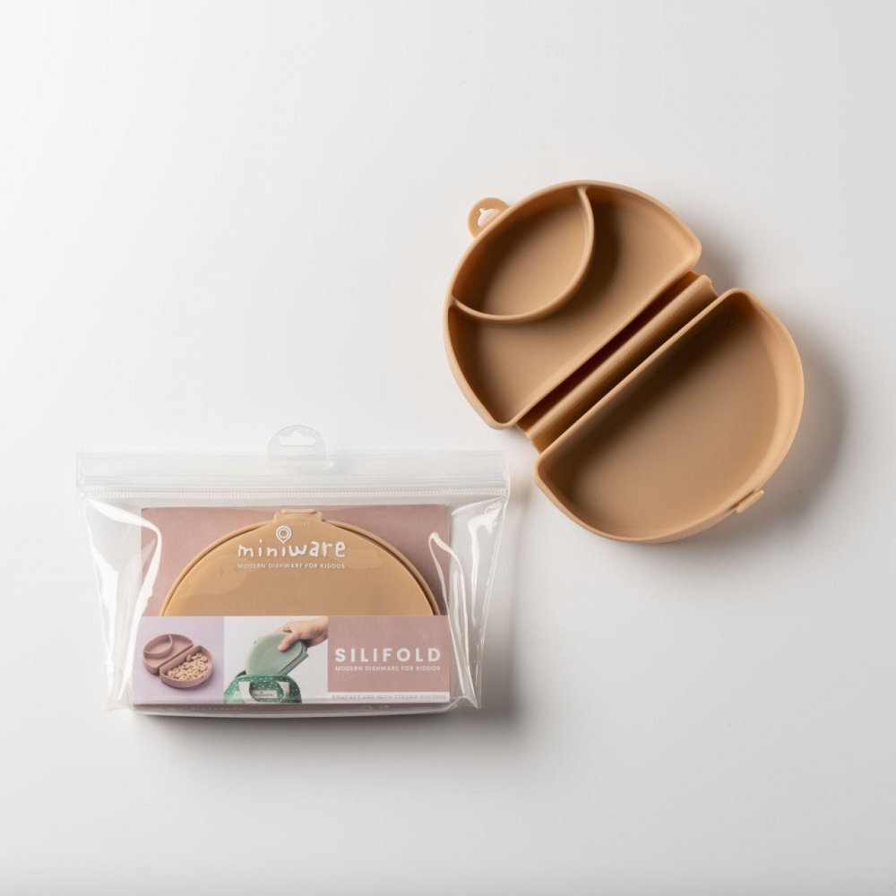 Miniware Recipient diversificare hrana bebelusi Silifold Almond Butter