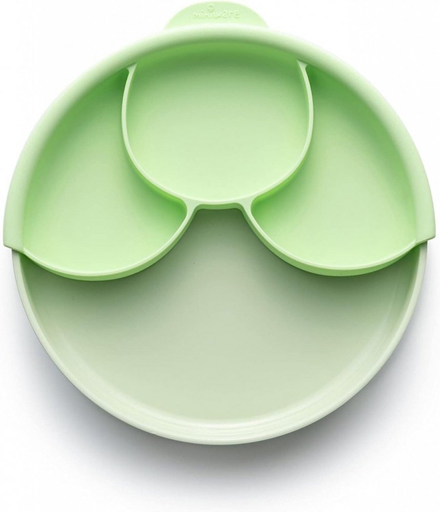 Miniware Set diversificare hrana bebelusi Healthy Meal 3 piese Keylime