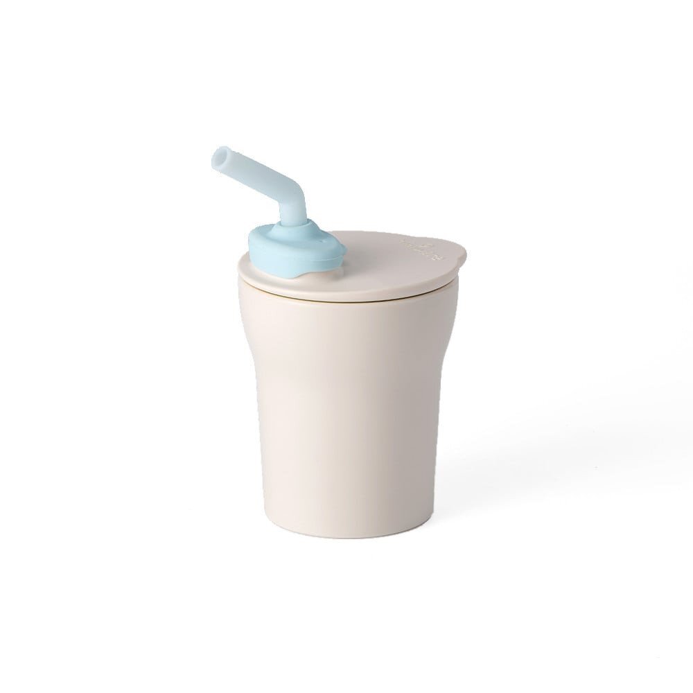 Miniware Set diversificare hrana bebelusi Little Foodie 6 piese Vanilla Aqua