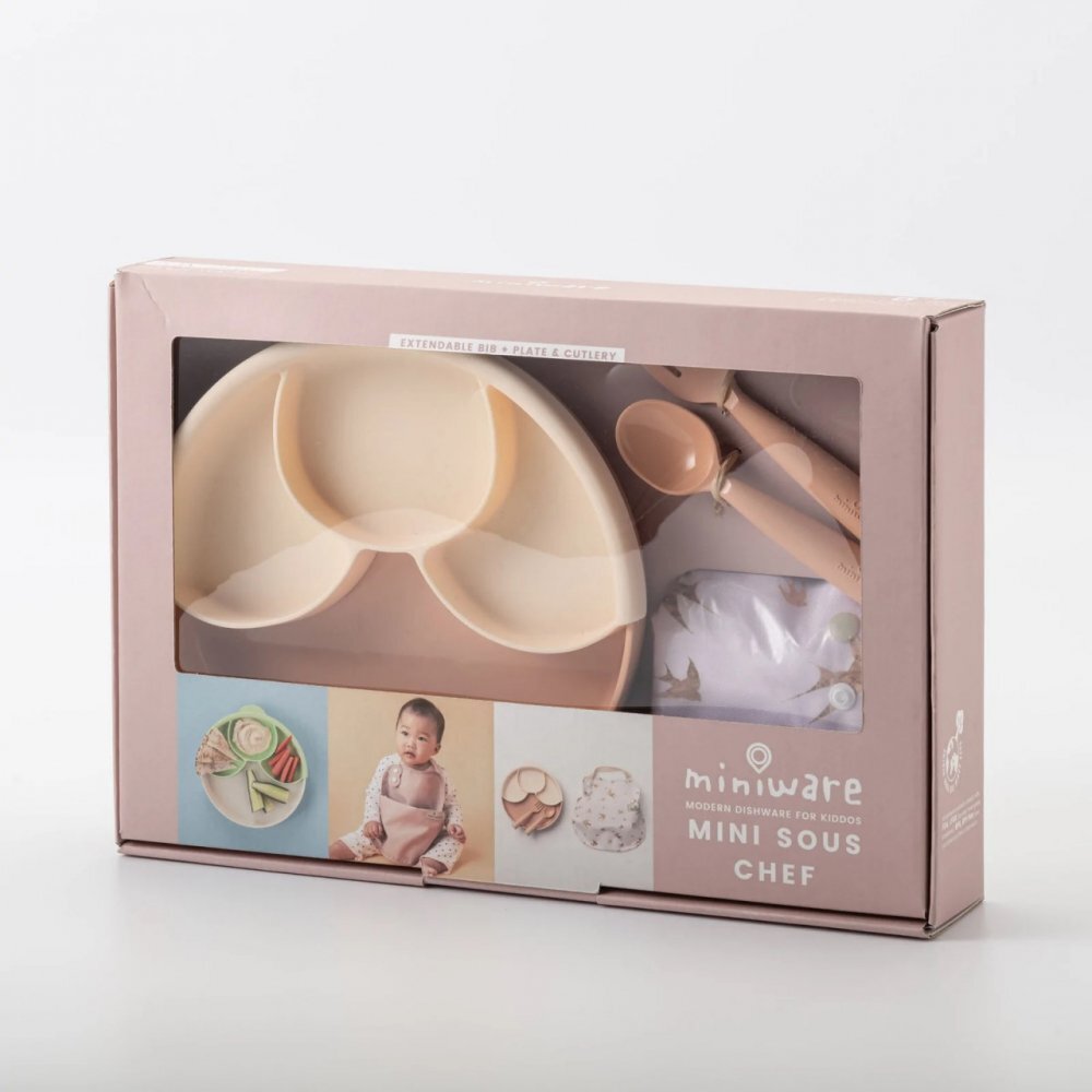 Miniware Set diversificare hrana bebelusi Mini Sous Chef 6 piese Golden Harvest
