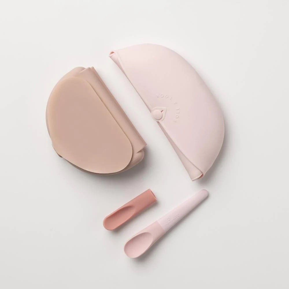 Miniware Set diversificare hrana bebelusi Sili Mini GO 3 piese Pink Antioxidant