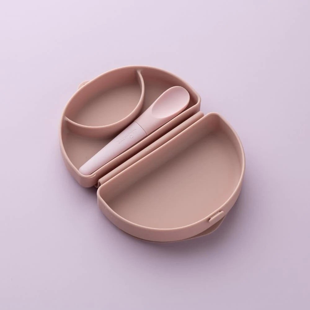 Miniware Set diversificare hrana bebelusi Sili Mini GO 3 piese Pink Antioxidant