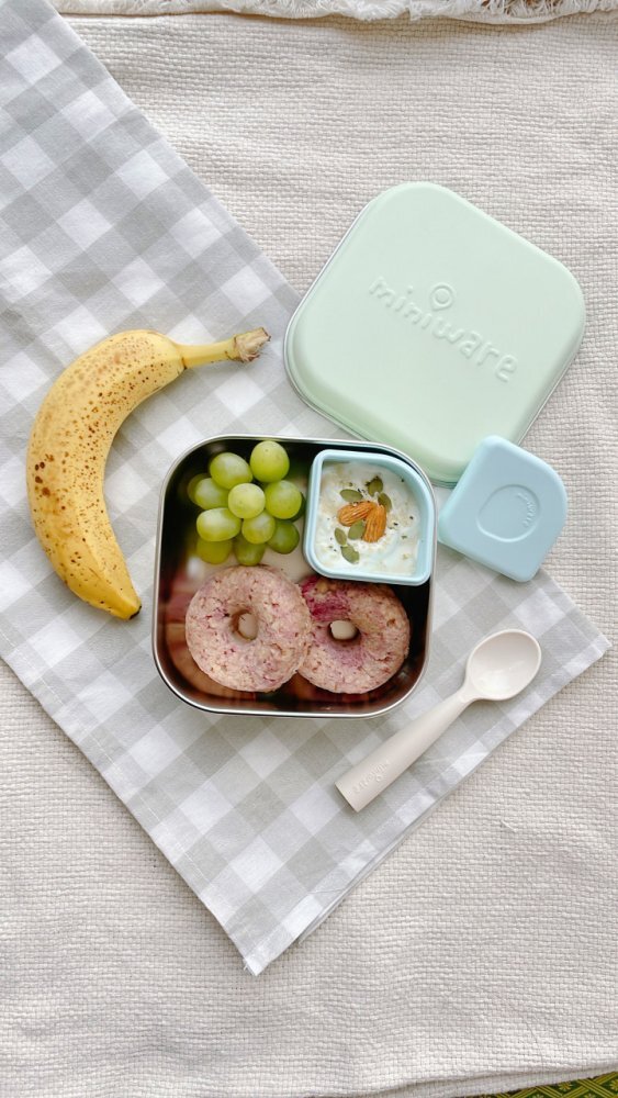 Miniware Set geanta termoizolanta Mealtote cu cutie Grow bento Ready Go Bento 4 piese Prickly Pear