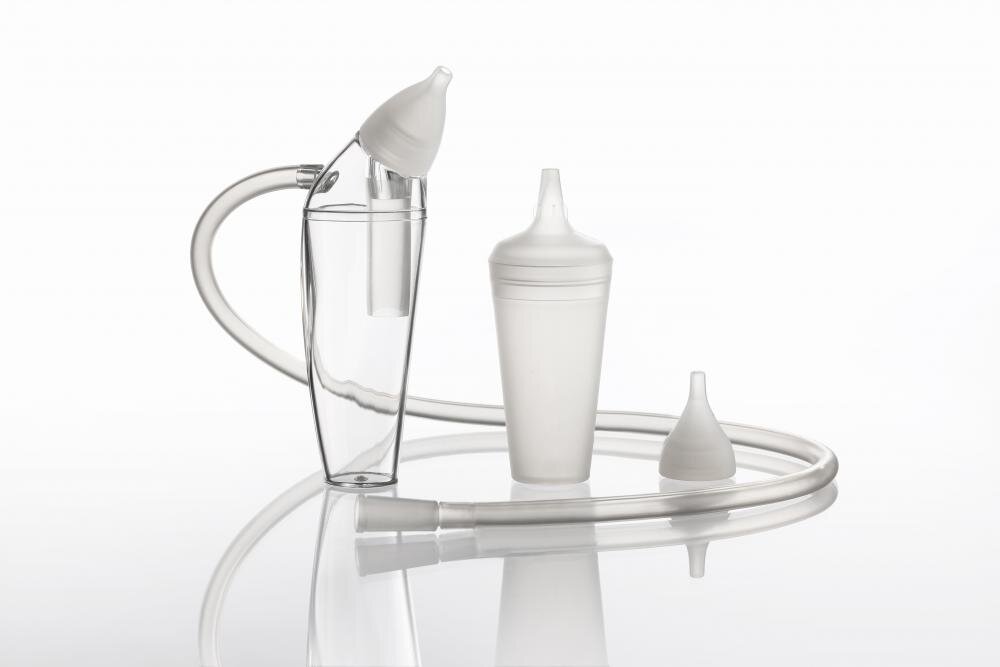 Minut Baby Aspirator nazal 2 varfuri de silicon aspiratie 2 in 1