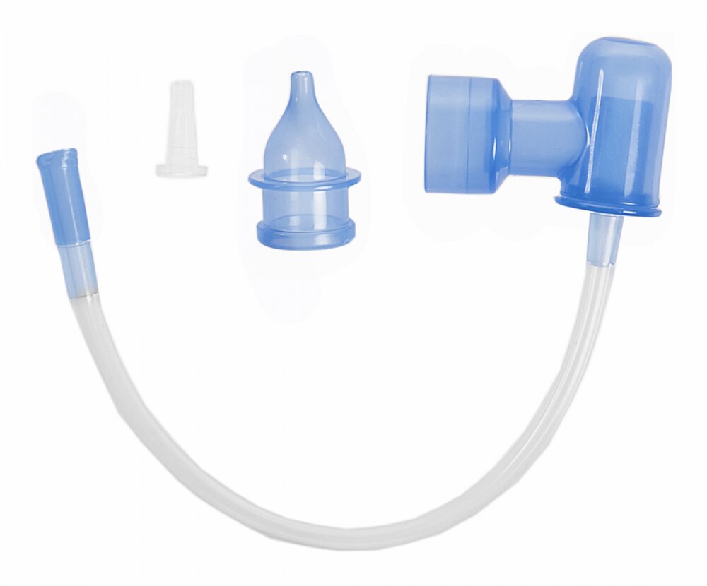 Minut Baby Aspirator nazal prin aspiratie bucala bleu