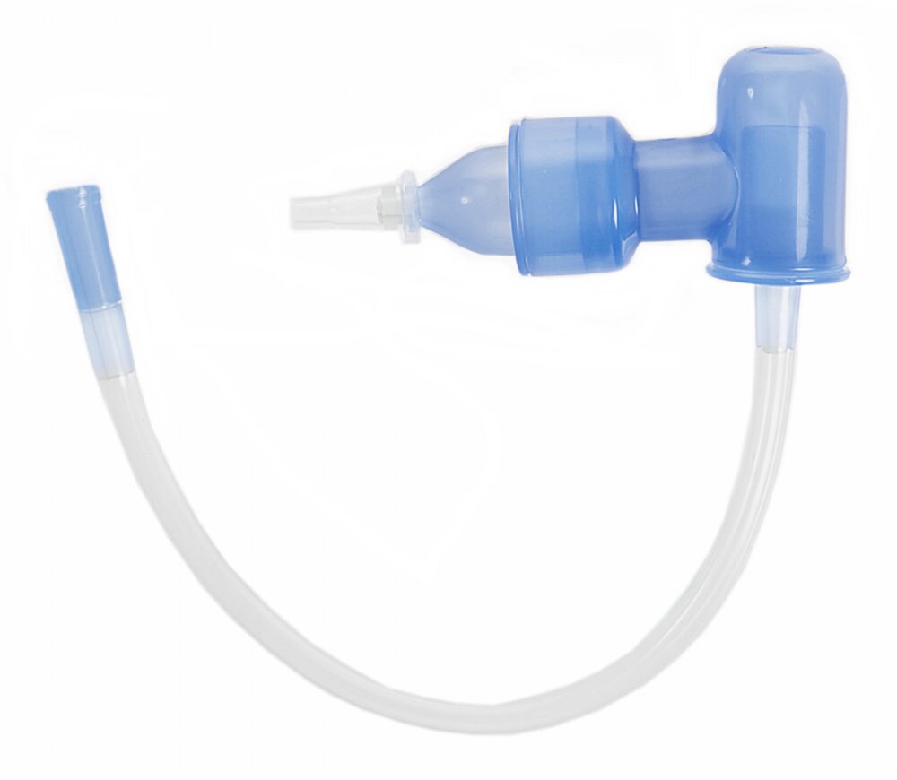Minut Baby Aspirator nazal prin aspiratie bucala bleu
