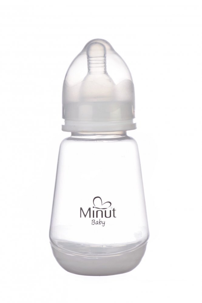 Minut Baby Biberon cu tetina silicon 0+ 150 ml