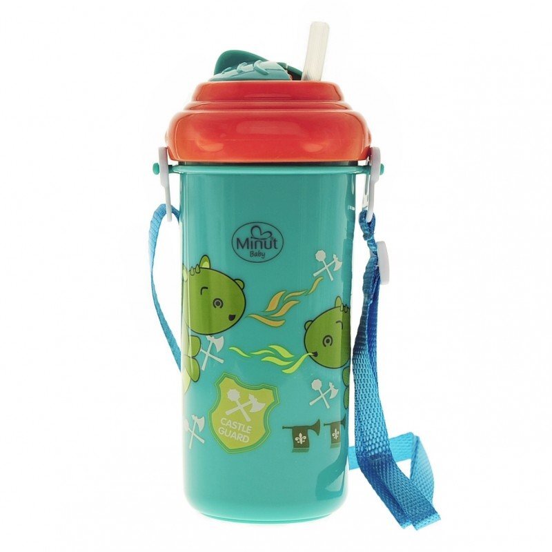Minut Baby Cana sport cu pai si curea transport 360 ml verde