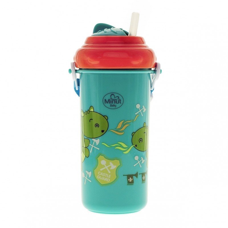 Minut Baby Cana sport cu pai si curea transport 360 ml verde