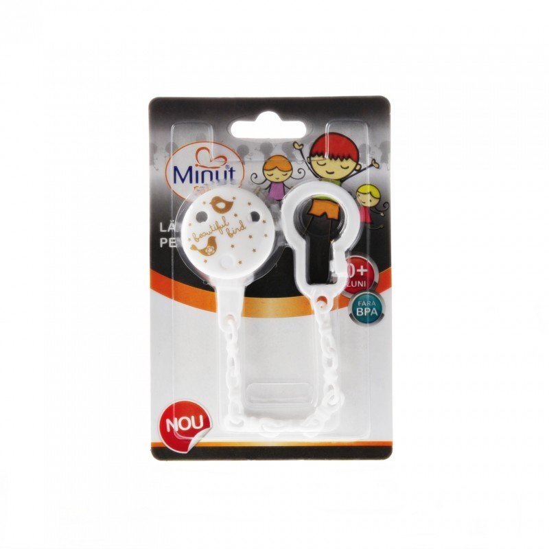 Minut Baby Lant suzeta plastic 0+