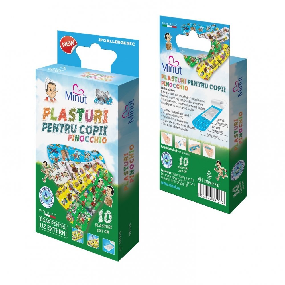 Minut Baby Plasturi Minut pentru copii PINOCCHIO