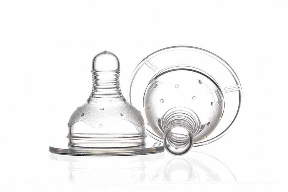 Minut Baby Set 2 tetine silicon gat larg 0+