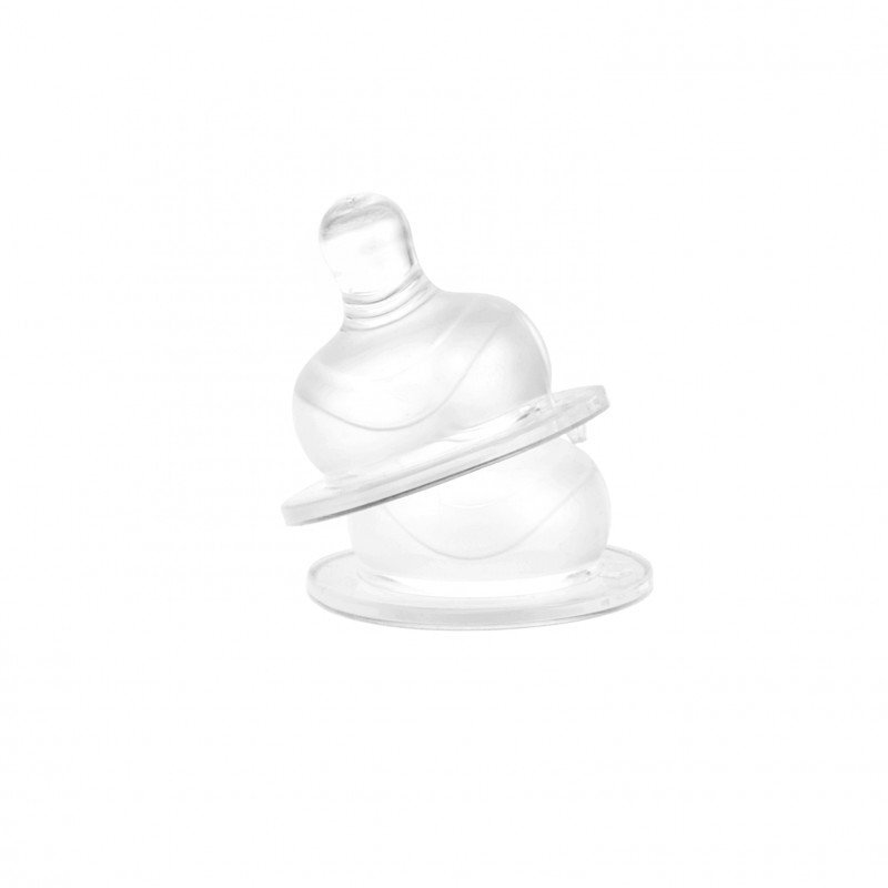 Minut Baby Set 2 tetine silicon super fin gat larg 3+