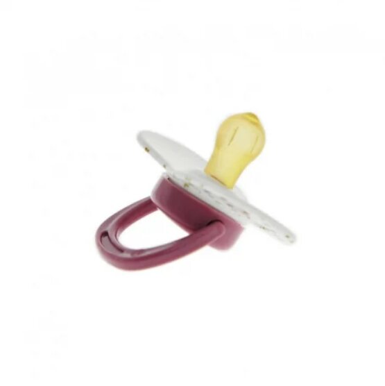 Minut Baby Suzeta latex rotunda 0-6 + bordo