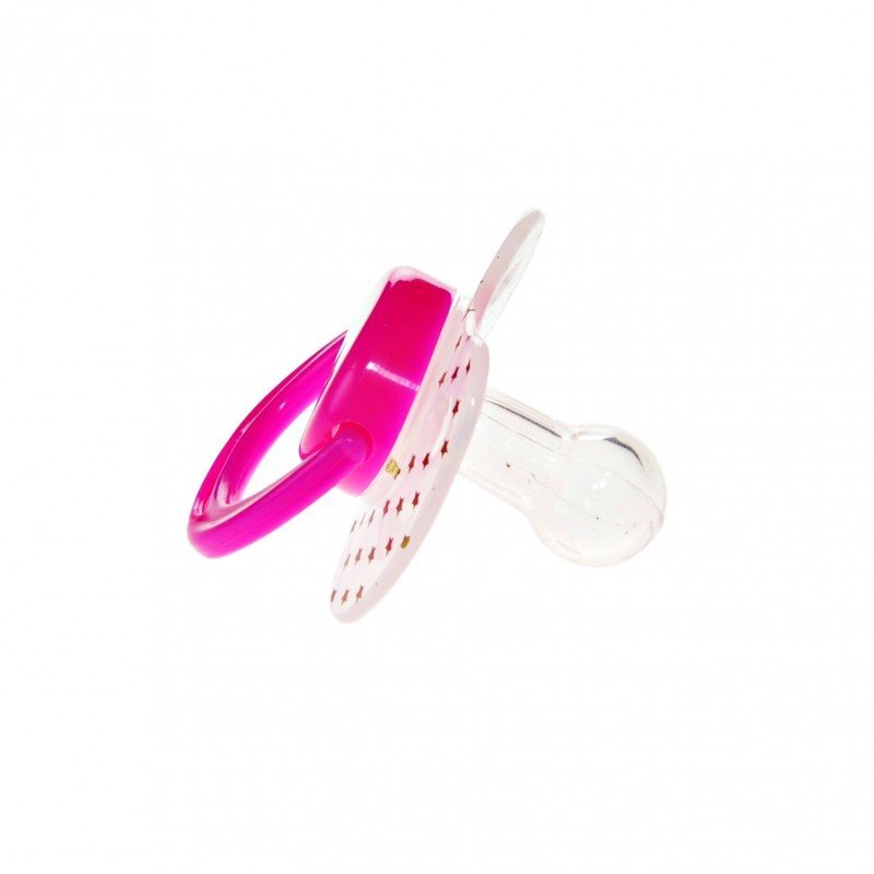Minut Baby Suzeta silicon rotunda 0-6 + roz