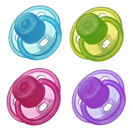 Minut Baby Suzeta silicon rotunda 0+ turcoaz