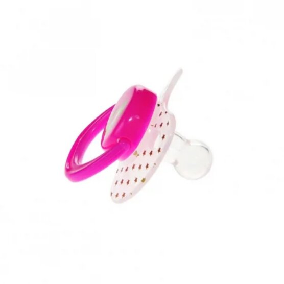 Minut Baby Suzeta silicon rotunda 12+ roz