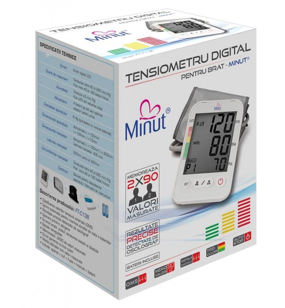 Minut Baby Tensiometru digital Minut pentru brat