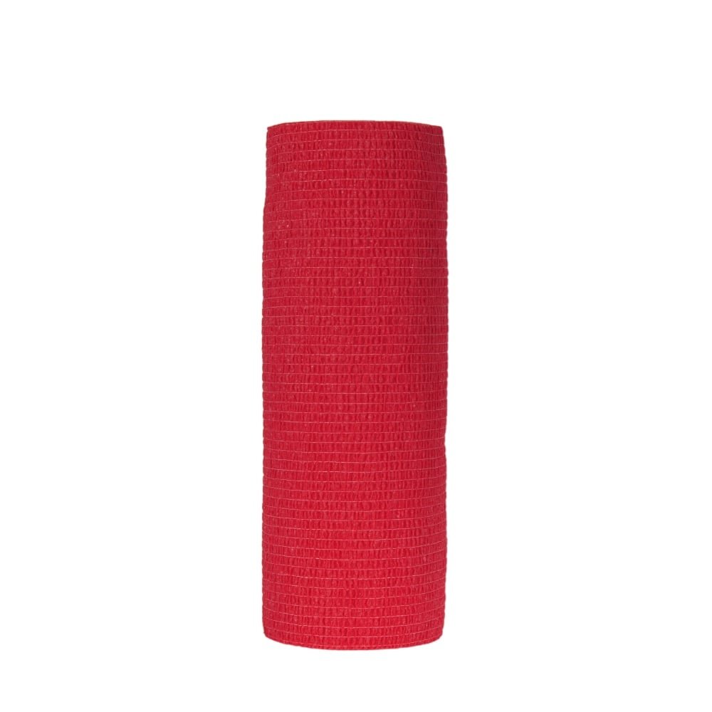 Minut Bandaj elastic autoadeziv rosu 15 cm x 4.5 m