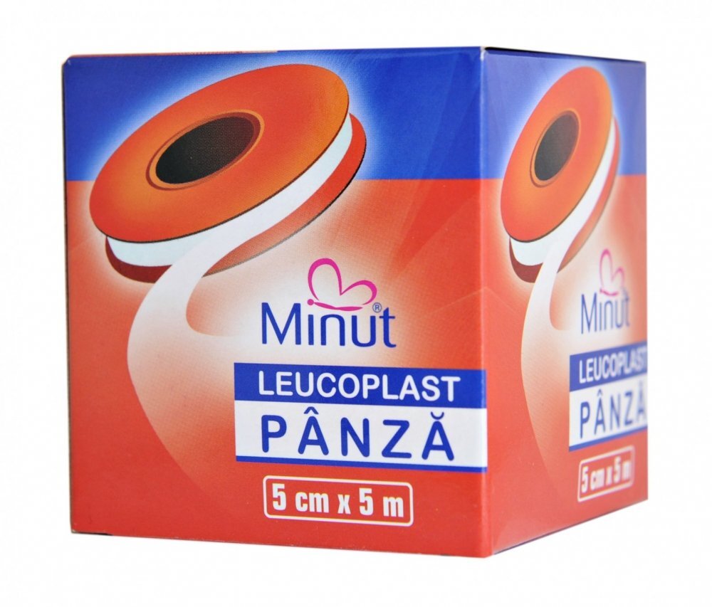 Minut Leucoplast panza 5 cm x 5 m