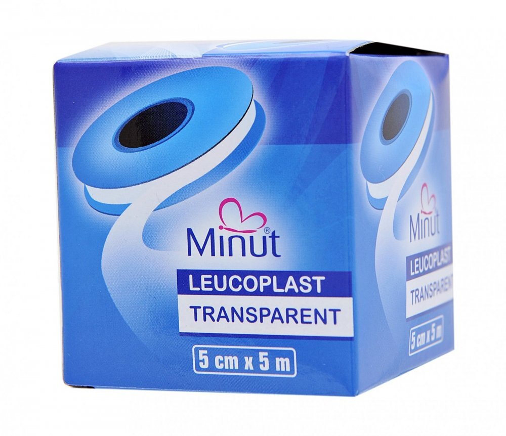 Minut Leucoplast transparent 5 cm x 5 m