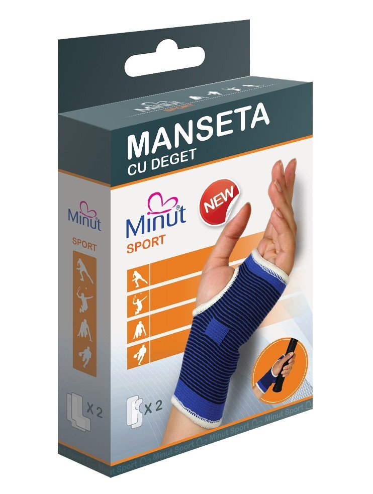 Minut Manseta elastica cu deget S