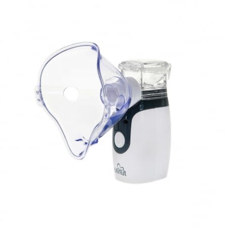 Minut Pachet nebulizator ultrasonic cu membrana mesh si plasturi aromaterapeutici pentru respiratie usoara