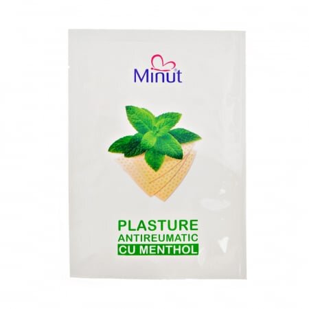 Minut Plasture antireumatic menthol 6cm x 10cm