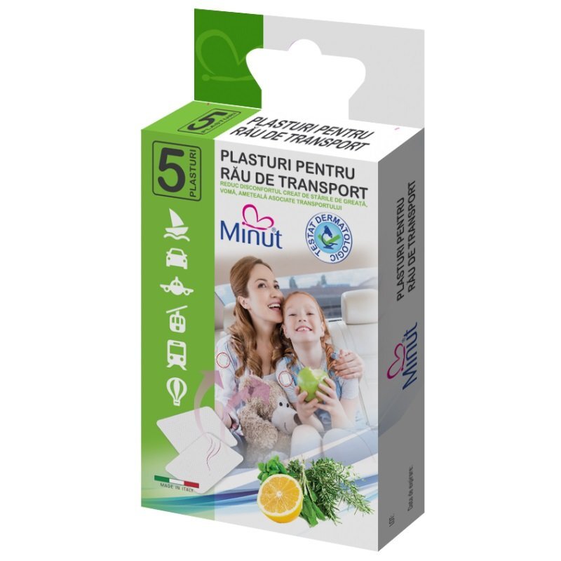 Minut Plasturi pentru rau de transport 5 buccutie
