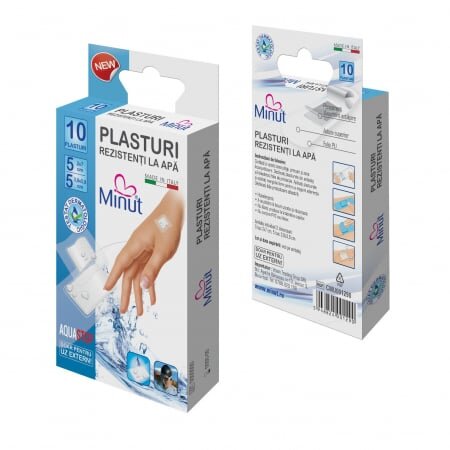 Minut Plasturi rezistenti la apa 10 bucati