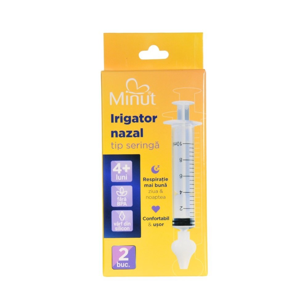 Minut Set 2 bucati irigator nazal tip seringa