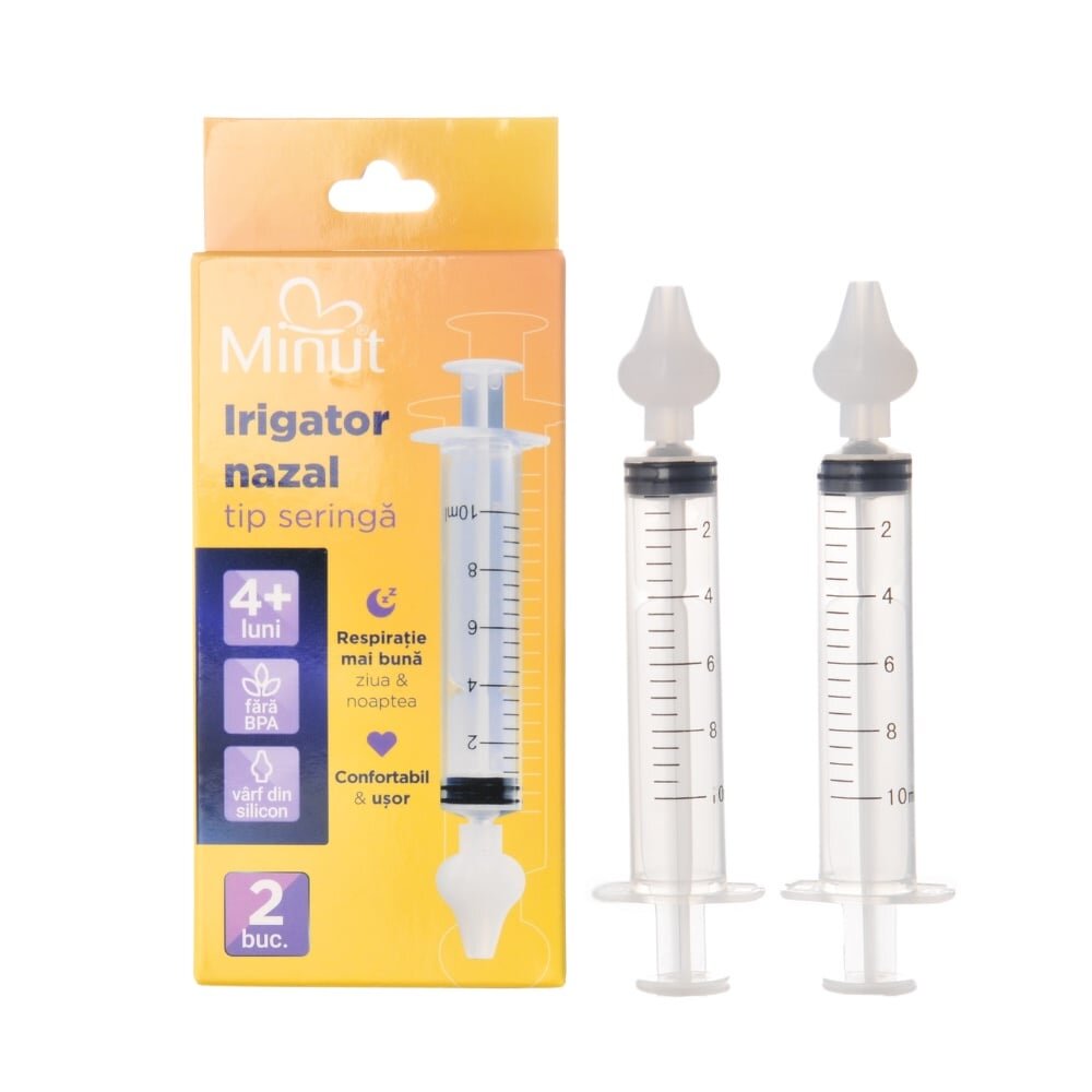 Minut Set 2 bucati irigator nazal tip seringa