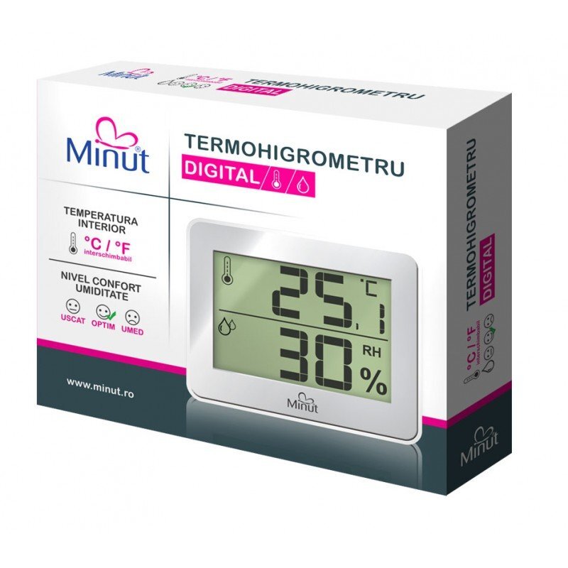 Minut Termohigrometru digital 2 functii