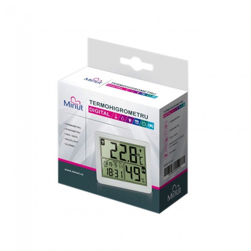 Minut Termohigrometru digital 5 functii