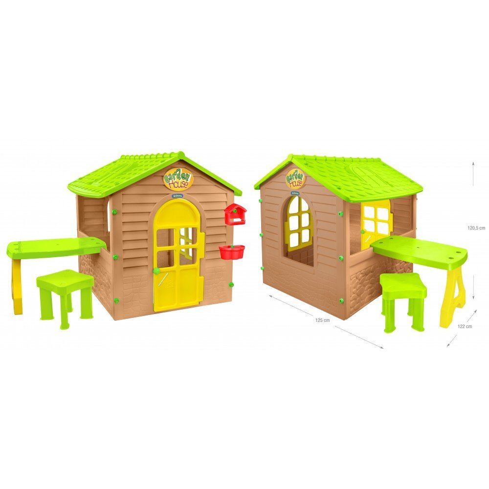 Mochtoys Casuta de joaca pentru copii cu masuta