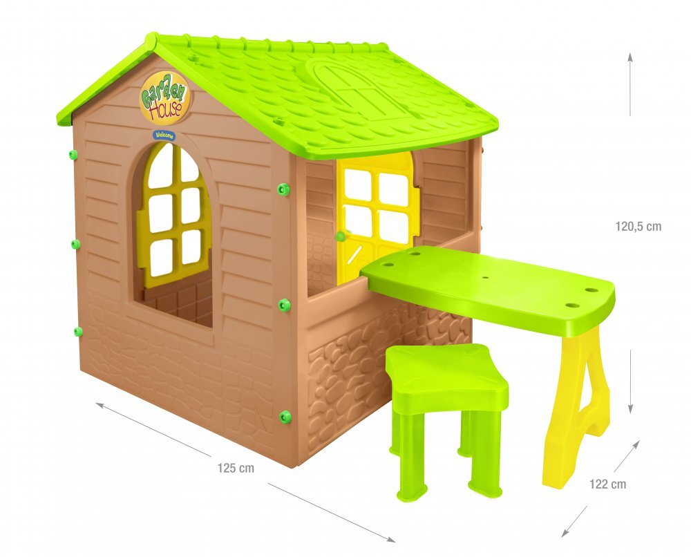 Mochtoys Casuta de joaca pentru copii cu masuta