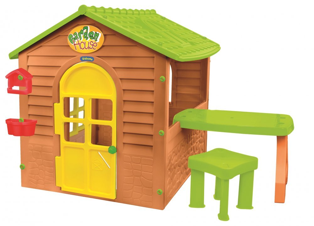 Mochtoys Casuta de joaca pentru copii cu masuta