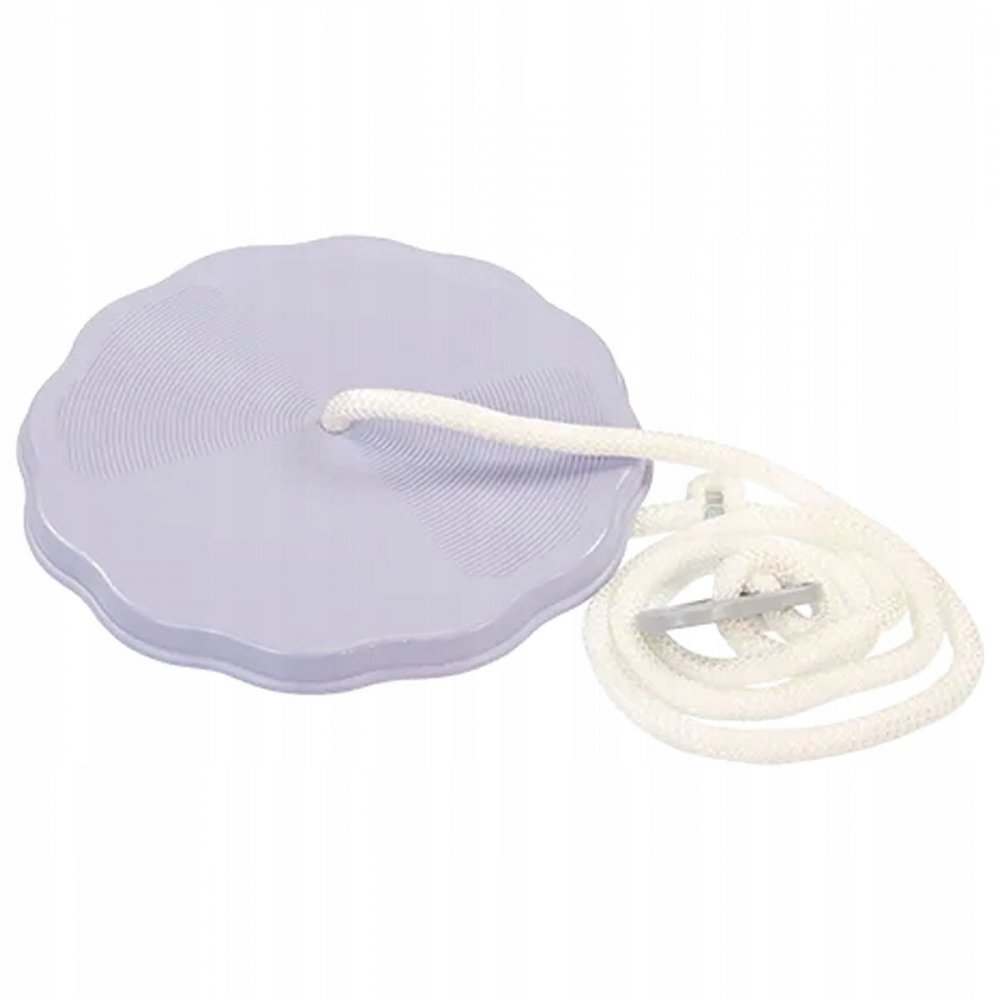 Mochtoys Leagan pentru copii disc Round Swing Lilac diametru 305 cm Rezistent la intemperiiPotrivit pentru interiorexteriorFranghie reglabila