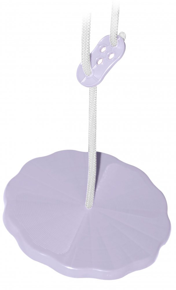 Mochtoys Leagan pentru copii disc Round Swing Lilac diametru 305 cm Rezistent la intemperiiPotrivit pentru interiorexteriorFranghie reglabila