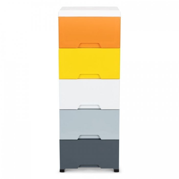 MODERNHOME Raft cu 5 compartimente pentru depozitare multicolor