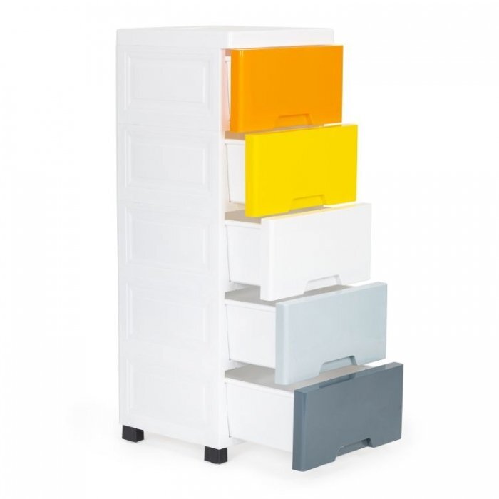 MODERNHOME Raft cu 5 compartimente pentru depozitare multicolor