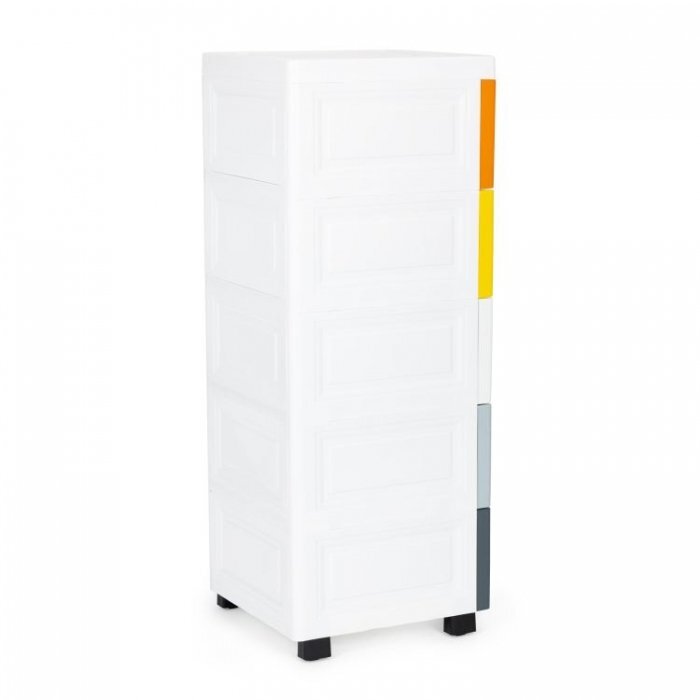 MODERNHOME Raft cu 5 compartimente pentru depozitare multicolor