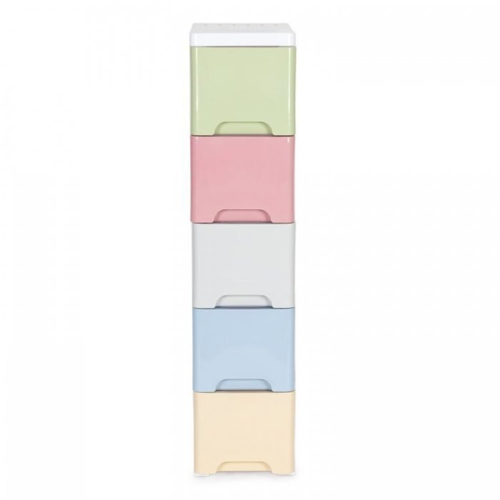 MODERNHOME Raft cu 5 compartimente pentru depozitarea diverselor obiecte Multicolor