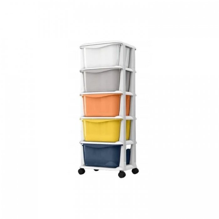 MODERNHOME Raft cu 5 compartimente pentru depozitarea diverselor obiecte PO08 Multicolor