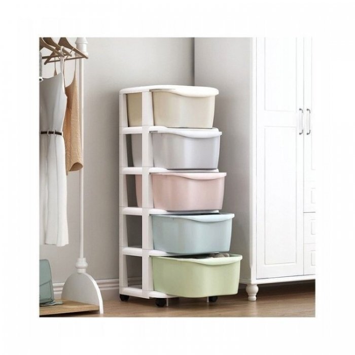 MODERNHOME Raft cu 5 compartimente pentru depozitarea diverselor obiecte PO10 Multicolor