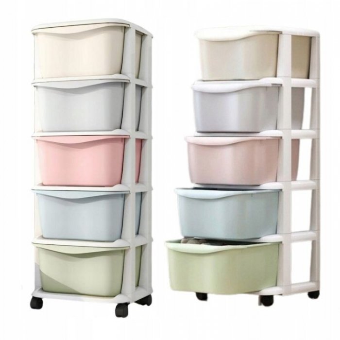MODERNHOME Raft cu 5 compartimente pentru depozitarea diverselor obiecte PO10 Multicolor
