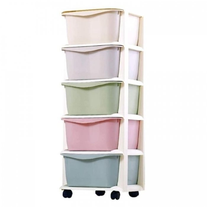 MODERNHOME Raft cu 5 compartimente pentru depozitarea diverselor obiecte PO10 Multicolor